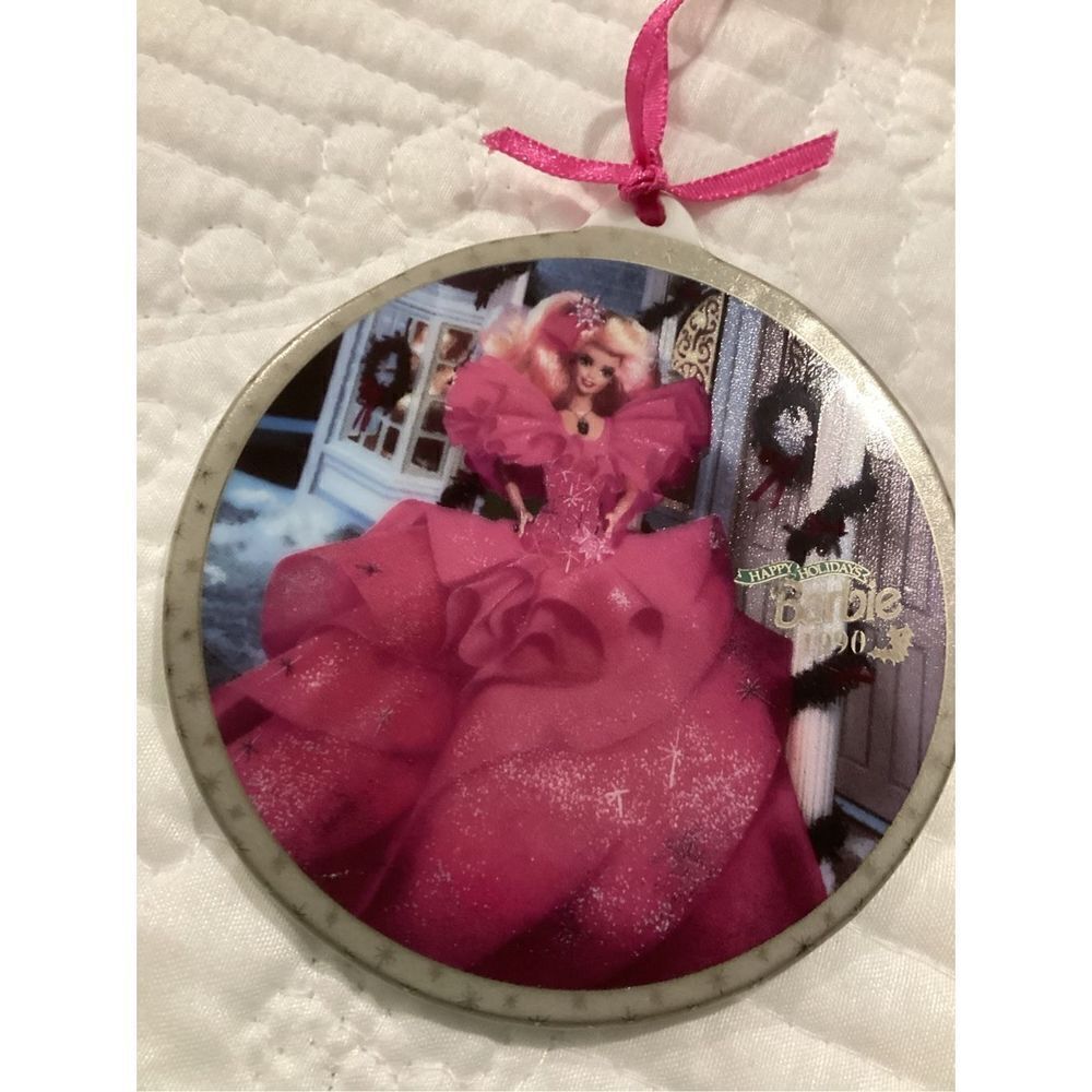 Vintage 1990 Barbie Christmas Ornament # 8983
